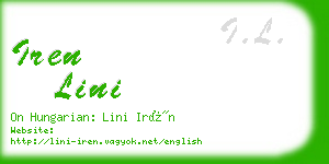 iren lini business card